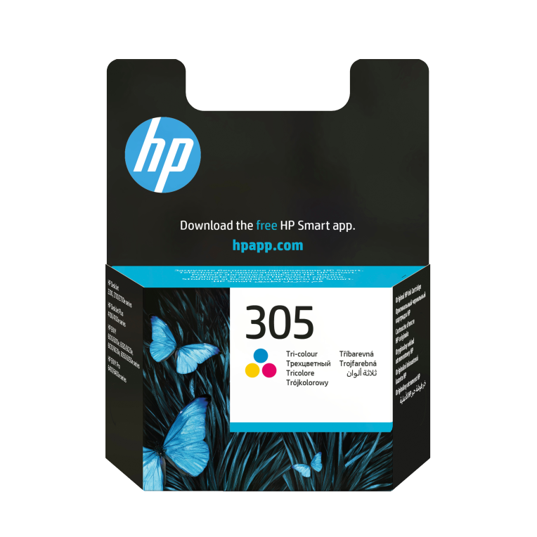 HP Cartucho de tinta Original 305 Tricolor – Alta Calidad y Durabilidad