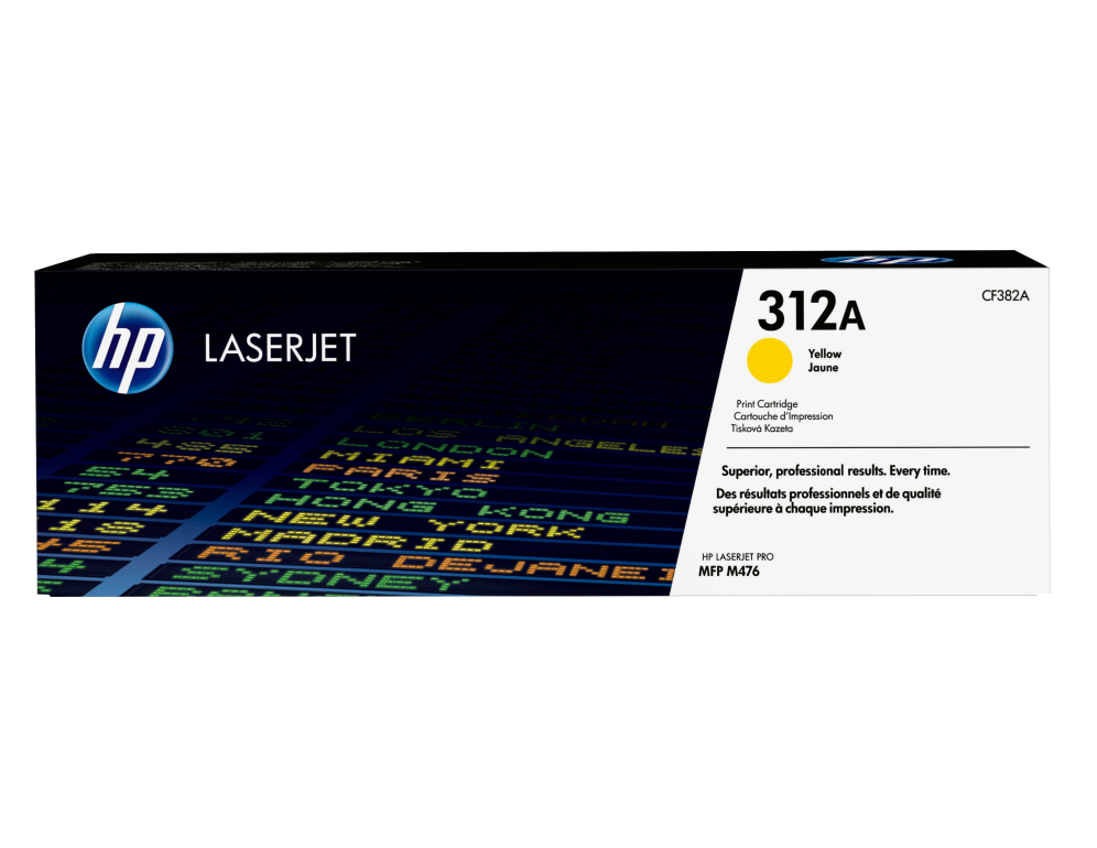 HP Cartucho de tóner 312A amarillo para LaserJet