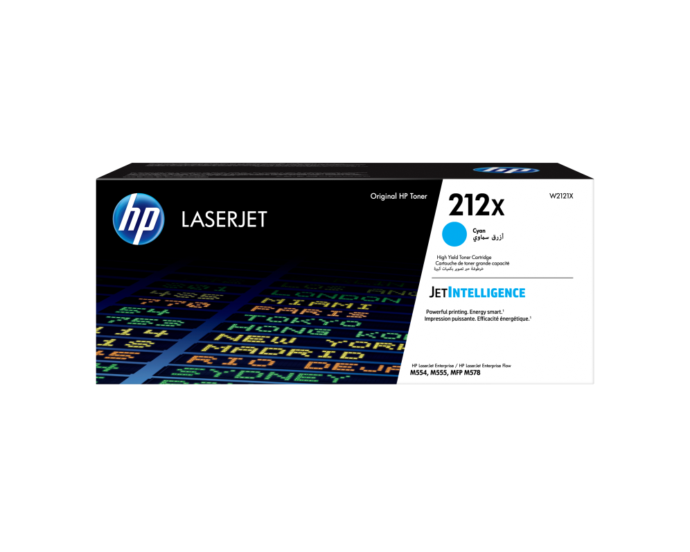 HP Cartucho de tóner Original LaserJet 212X cian alta capacidad
