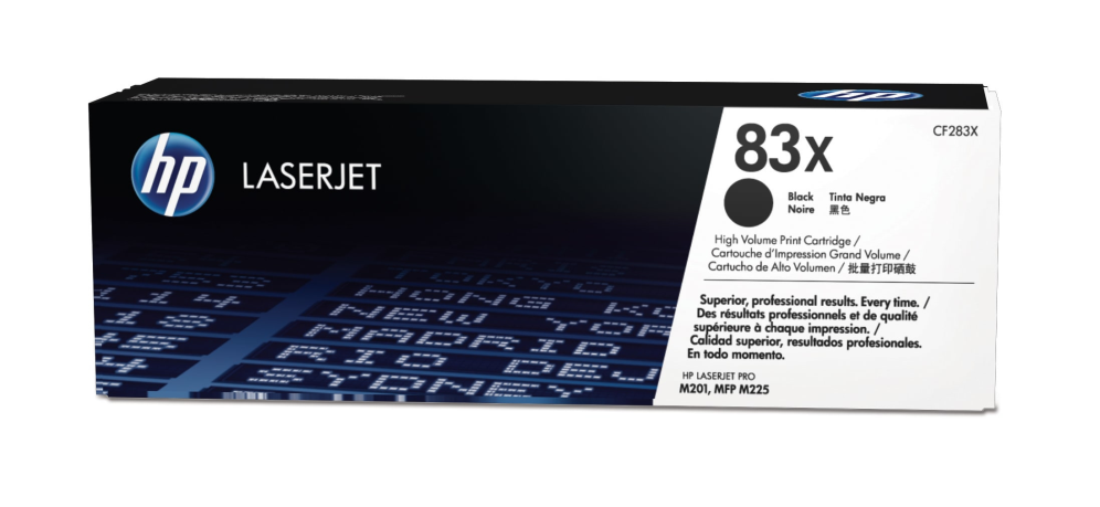 HP Cartucho de tóner original LaserJet 83X de alta capacidad negro
