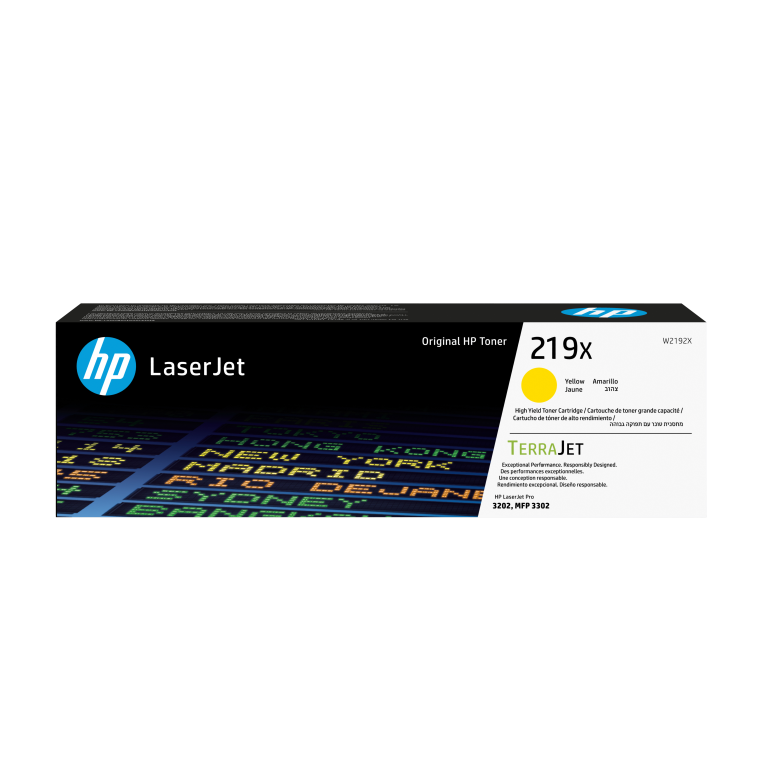 HP Cartucho de Tóner Original LaserJet 219X de alta capacidad amarillo