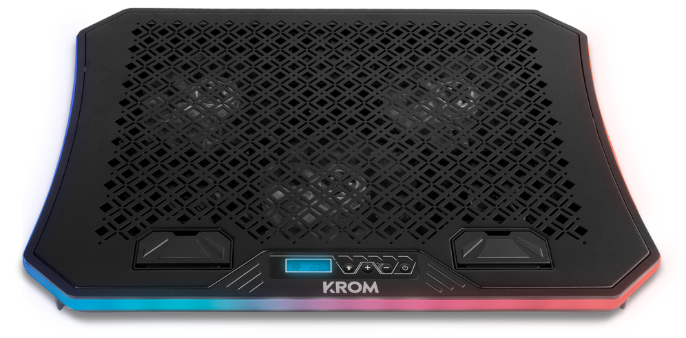 Krom Kooler almohadilla fría 48,3 cm (19") 2100 RPM Negro