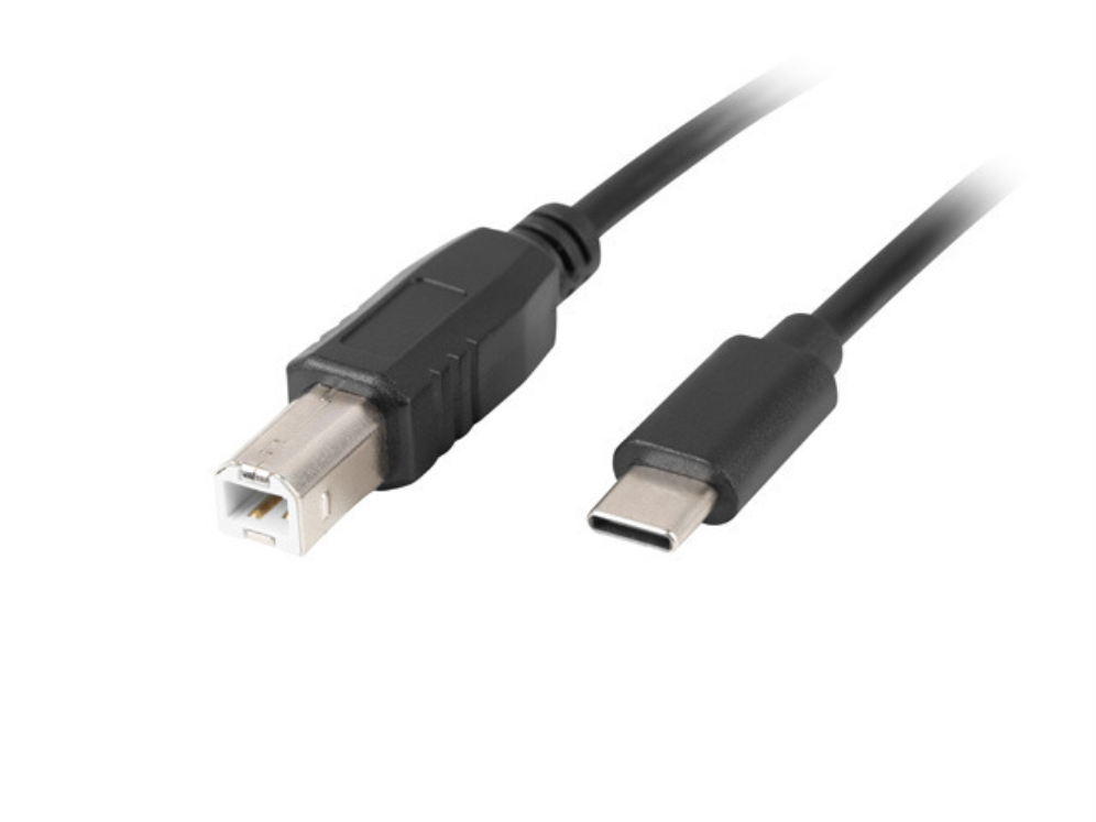Lanberg CA-USBA-13CC-0030-BK cable USB USB 2.0 3 m USB B USB C Negro