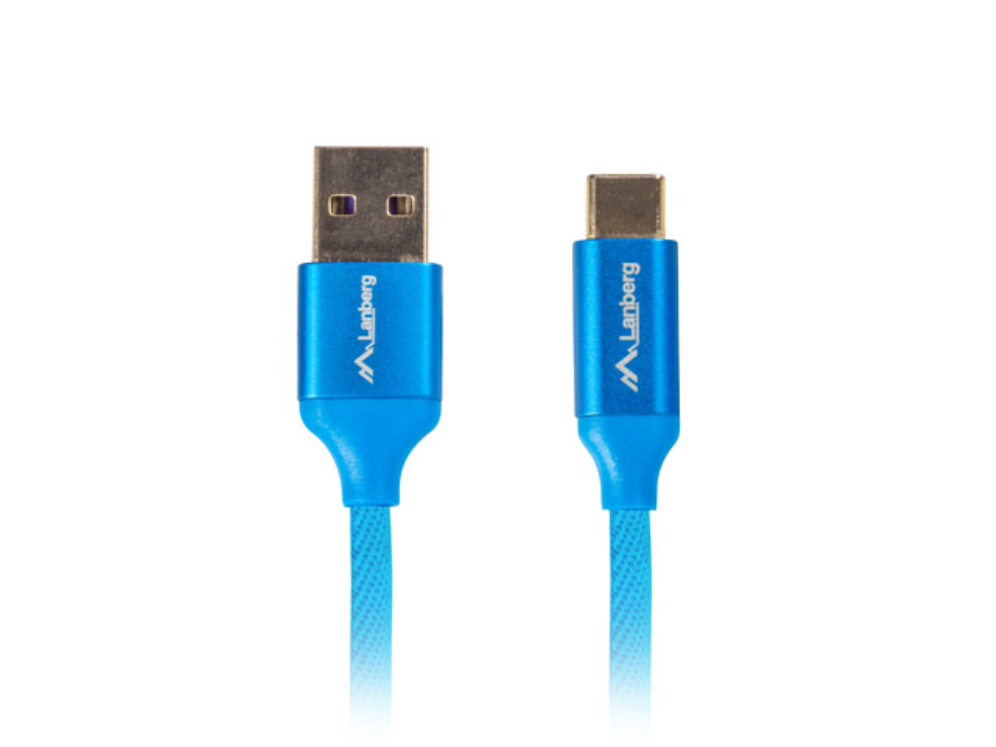 Lanberg CA-USBO-22CU-0005-BL Cable USB 2.0 USB A a USB C 0,5 m Azul