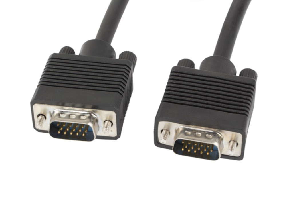 Lanberg CA-VGAC-10CC-0100-B cable VGA 10 m VGA (D-Sub) Negro