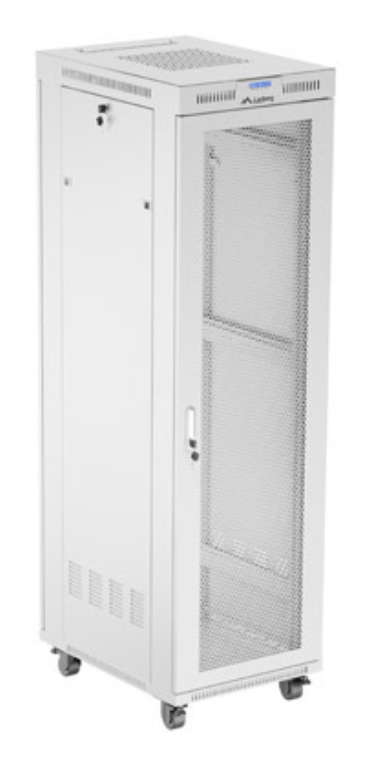 Lanberg FF01-6842-23SL Armario Rack 42U Bastidor para Instalación en Suelo Gris