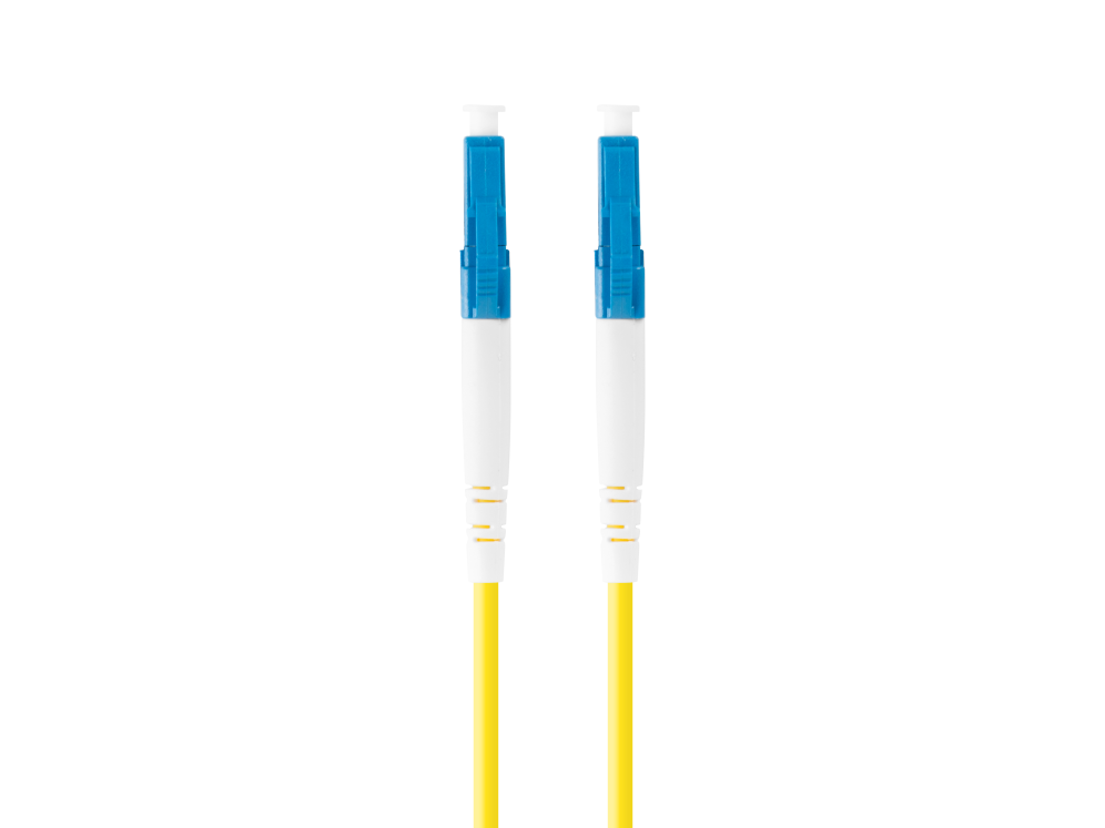 Lanberg FO-LULU-SS11-0010-YE Cable de fibra óptica e InfiniBand 1 m LC Amarillo