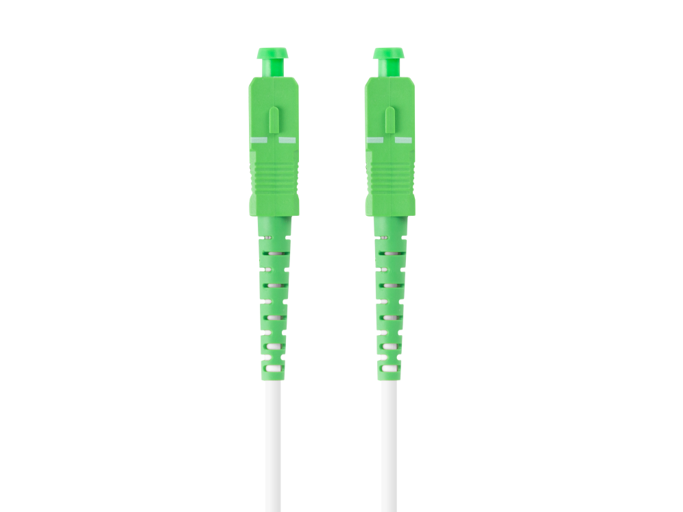 Lanberg FO-SASA-SS31-0200-WH Cable de fibra óptica e InfiniBand 20 m SC Blanco