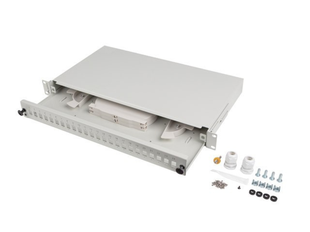 Lanberg FOP1-24SS-LDS panel de parcheo 1U