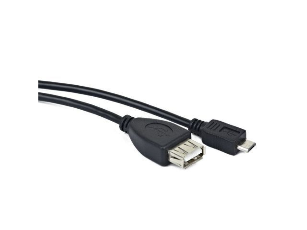 Lanberg OEM-0006 cable USB USB 2.0 0,15 m USB A Micro-USB B Negro