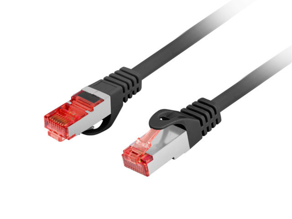 Lanberg PCF6-10CU-0025-BK cable de red Negro 0,25 m Cat6 F/UTP (FTP)