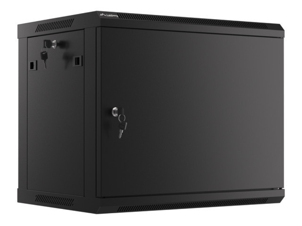 Lanberg WF01-6409-00B armario rack 9U Bastidor de pared Negro