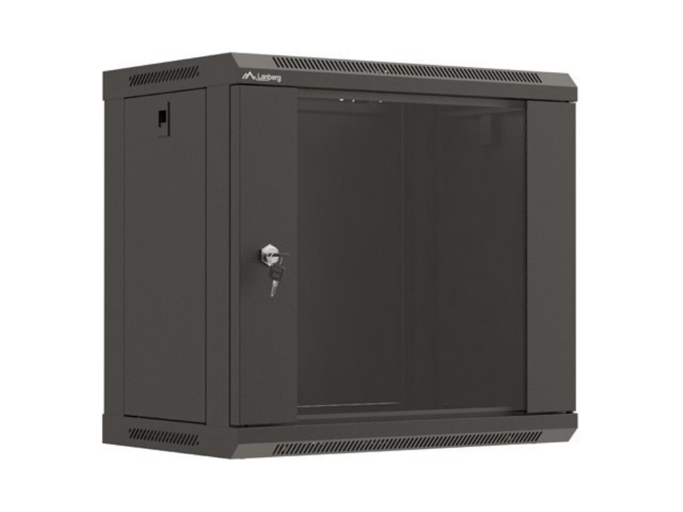 Lanberg WF03-5309-10B armario rack 9U Bastidor de pared Negro
