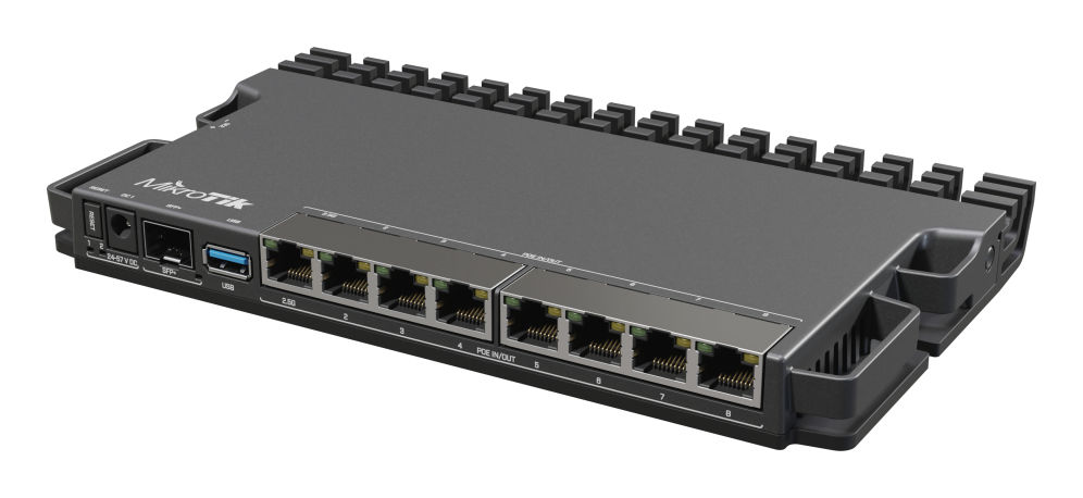 Mikrotik RB5009UG+S+IN router 2.5 Gigabit Ethernet Negro