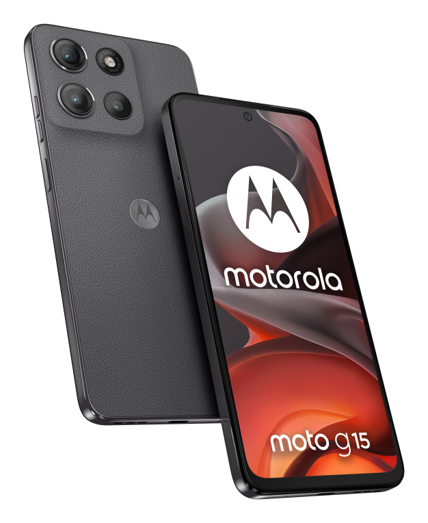 Motorola moto g15 17,1 cm (6.72") SIM doble Android 15 4G USB Tipo C 8 GB 128 GB 5200 mAh Gris