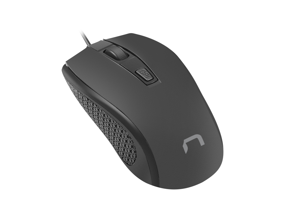 NATEC Hoopoe 2 ratón Oficina Ambidextro USB tipo A Óptico 1600 DPI
