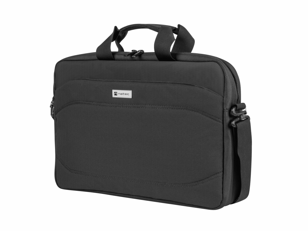 NATEC Nanger Maletín Negro para Portátiles de 35,8 cm (14.1")