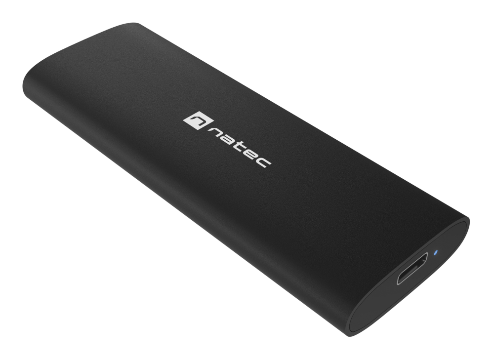 NATEC NKZ-2286 caja para disco duro externo Caja externa para unidad de estado sólido (SSD) Negro M.2
