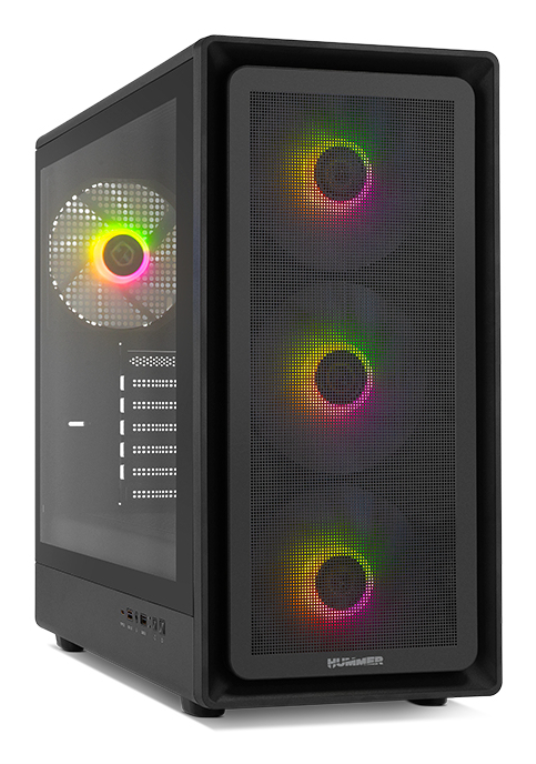 NOX Hummer Aero Midi Tower Negro