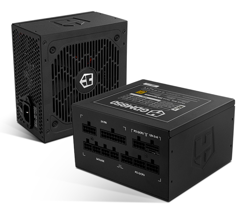 NOX Hummer GDM 850W GOLD unidad de fuente de alimentación 20+4 pin ATX ATX Negro