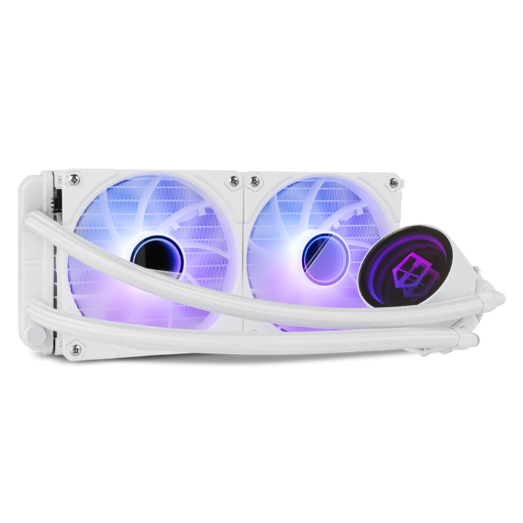 NOX Hummer M-240 ARGB Procesador Sistema de refrigeración líquida todo en uno 12 cm Blanco