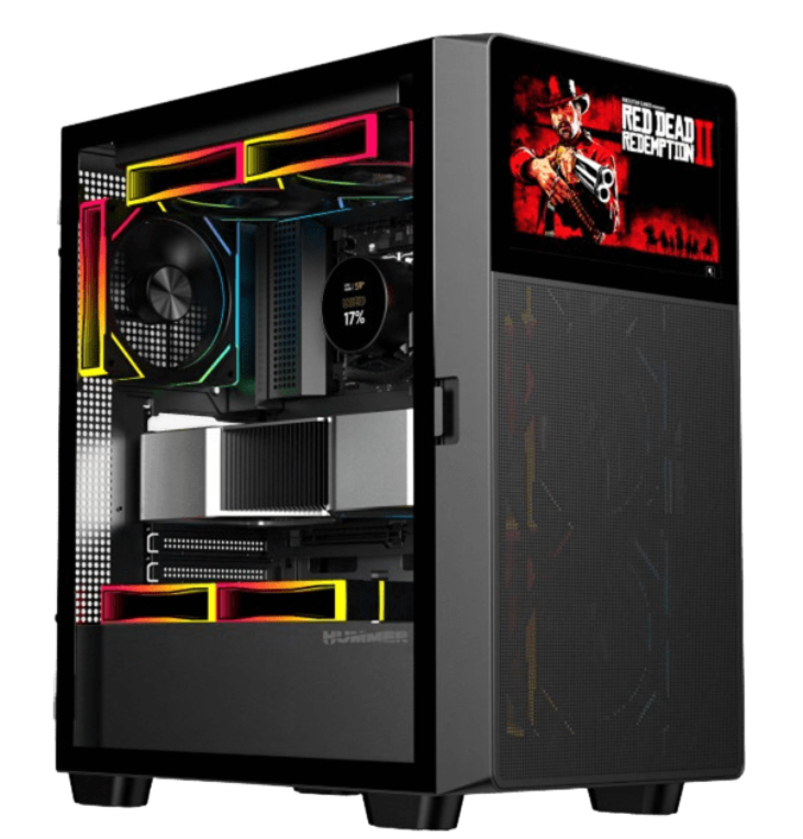 NOX Hummer NXHUMMERBIOS carcasa de ordenador Torre Negro