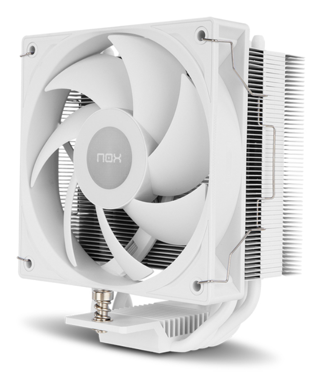 NOX Hummer NXHUMMERR400WH sistema de refrigeración para ordenador Procesador Ventilador 12 cm Blanco