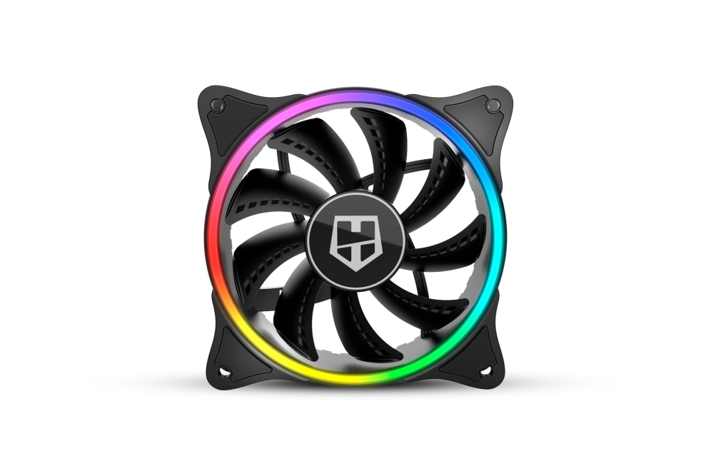 NOX Hummer X-Fan Carcasa del ordenador Ventilador 12 cm Negro