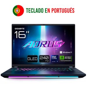 GIGABYTE AORUS MASTER 16 - Portátil Gaming Intel Core Ultra 9 275HX, RTX 5090, 32GB DDR5, 1TB SSD
