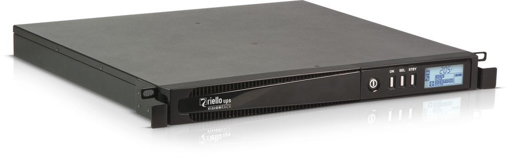 Riello Vision Rack sistema de alimentación ininterrumpida (UPS) 1,1 kVA 800 W 4 salidas AC