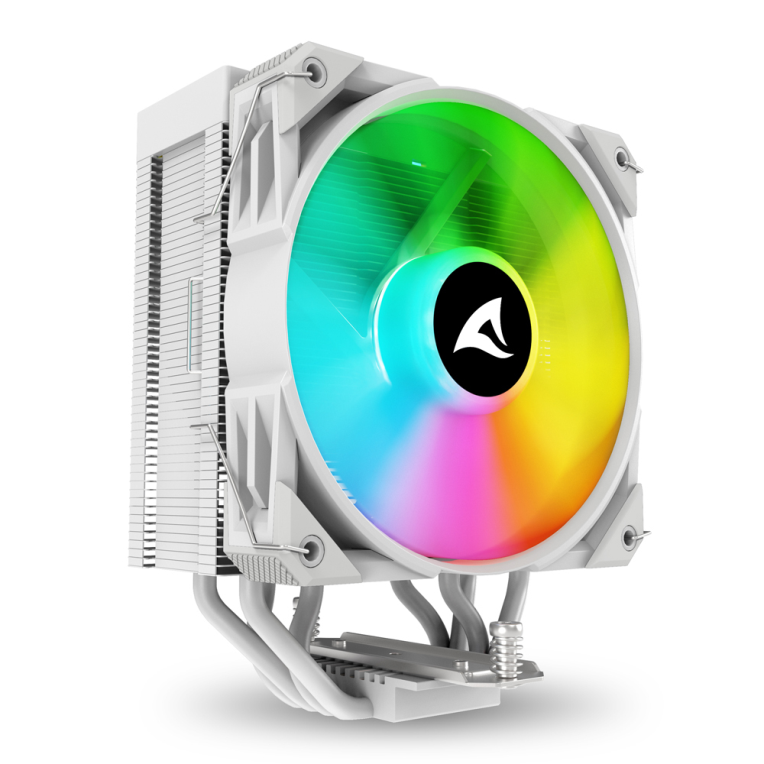 Sharkoon A40 RGB Procesador Refrigerador de aire 12 cm Blanco 1 pieza(s)