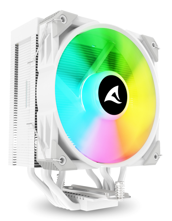 Sharkoon A50 RGB Procesador Refrigerador de aire 12 cm Blanco 1 pieza(s)