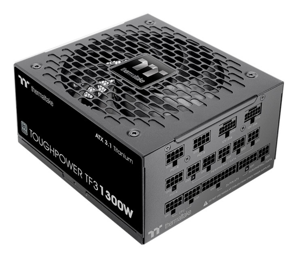 Thermaltake TF3 1300W Fuente de Alimentación ATX Negra – Potencia y Estabilidad Premium