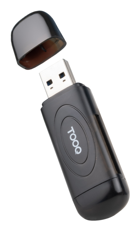TooQ TQR-3002B lector de tarjeta USB 3.2 Gen 1 Type-A rápido y fiable