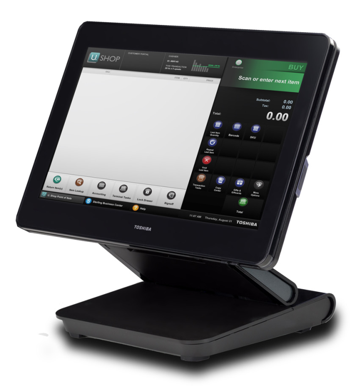 Toshiba TCx 800 7100U 2,4 GHz Todo-en-Uno 38,1 cm (15") Pantalla táctil Negro