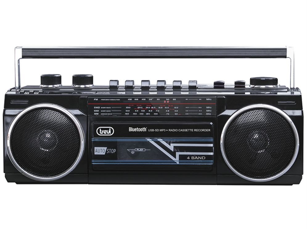 Trevi RR 501 BT Personal Analógica con Bluetooth Negro – Sonido Claro y Conexión Versátil