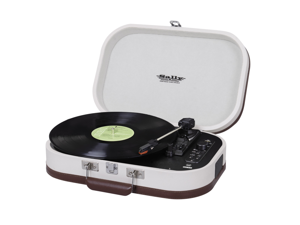 Trevi TT 1020 BT Tocadiscos de tracción directa Beige Semiautomático