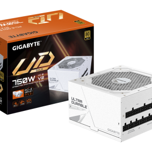 GIGABYTE UD750GM PG5 V2 ICE unidad de fuente de alimentación 750 W 20+4 pin ATX Blanco