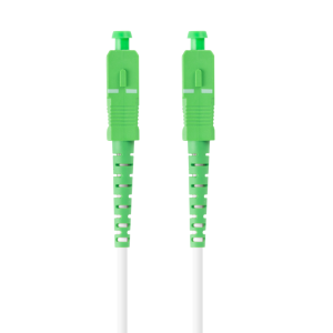 Lanberg FO-SASA-SS21-0150-WH Cable de fibra óptica e InfiniBand 15 m SC Blanco