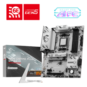 MSI B850 GAMING PLUS WIFI6E placa base AMD B850 Zócalo AM5 ATX