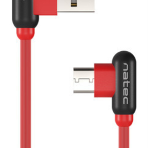 NATEC NKA-1201 cable USB USB 2.0 1 m USB A USB C Negro, Rojo