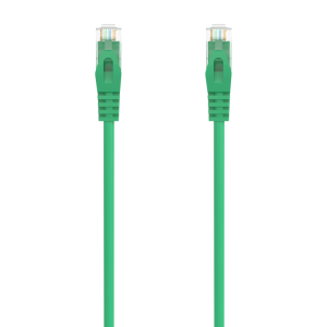 AISENS Cable de Red Latiguillo RJ45 LSZH Cat.6A 500 Mhz UTP AWG24, Verde, 1.5M
