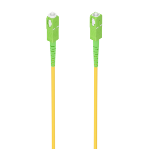 AISENS Latiguillo Fibra Óptica G657A2 SMF 9/125 Simplex SC/APC 10m Amarillo LSZH
