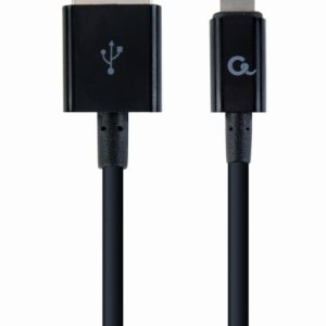 Cablexpert CC-USB2P-AMLM-2M cable de conector Lightning Negro