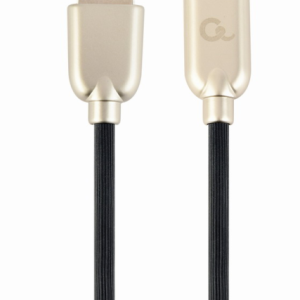 Cablexpert CC-USB2R-AMLM-1M cable de conector Lightning Negro