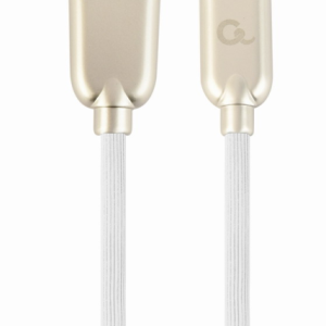 Cablexpert CC-USB2R-AMLM-1M-W cable de conector Lightning Blanco