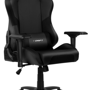 DRIFT DR250 Silla para videojuegos de PC Asiento acolchado tapizado Negro, Carbono