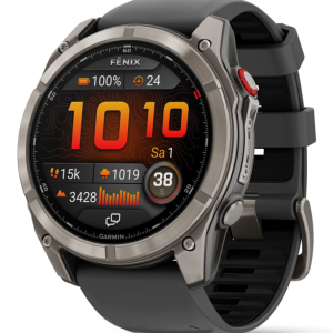 Garmin fenix 8 Pro 3,56 cm (1.4") AMOLED 51 mm Digital 454 x 454 Pixeles Pantalla táctil Grafito, Titanio Wifi GPS (satélite)