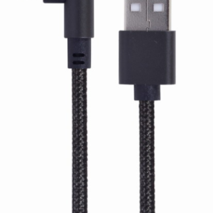 Gembird CC-USB2-AMLML-0.2M cable de conector Lightning 0,2 m Negro