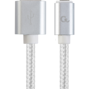 Gembird CCB-MUSB2B-AMLM-6-S cable de conector Lightning 1,8 m Plata